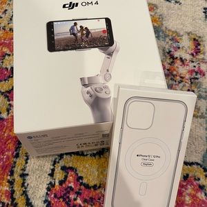 DJI OM 4 Phone Gimbal Mount + iPhone 12 Case